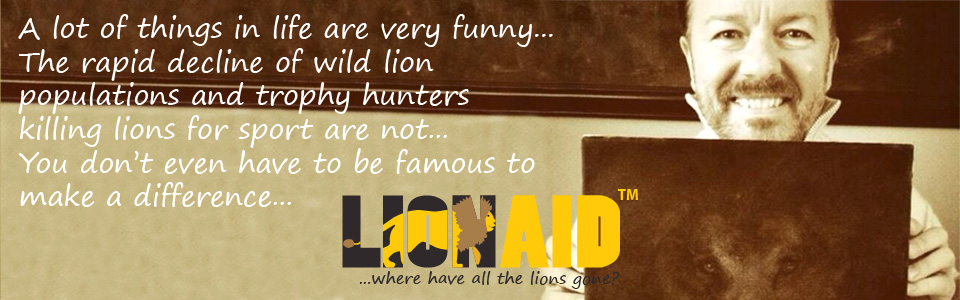 Ricky Gervais supports LionAid