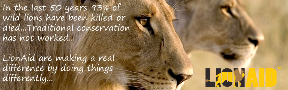 LionAid - Real solutions for a real problem - Saving Wild Lion Populations