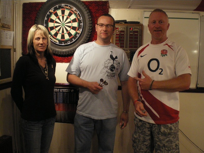 The Landlord and Landlady at The Bull congratulate Nick