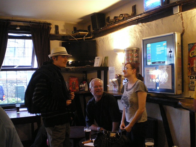 Discussing tactics at The Carriers Arms
