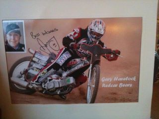 Signed Gary Havelock photo