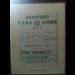 1963 Framed Football Programme