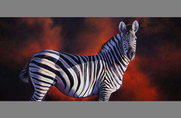 "Zebra Storm" by Kim Thompson